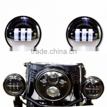 LED Auxiliary Lights Fits Harley Motorcycles 4.5 Inch Auxiliary Lights Led Fog Light Supplier's Choice photo-2