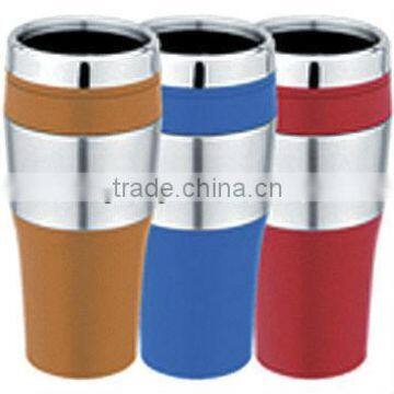 Double wall vacuum thermos stainless steel mug