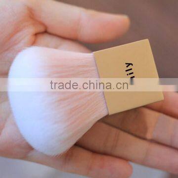 Face Flat Mini Kabuki Brush, Synthetic Hair Kabuki Brush With Pu Bag photo-4