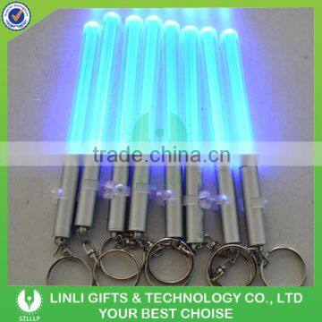 OEM Logo Flashing Stick Keychain With LED Made In China