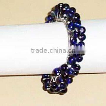 napkin ring, beaded napkin ring, crystal napkin ring