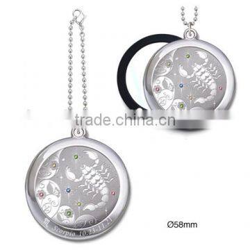 The Zodiac scrpio hand mirror craft pocket decorative craft hobby craft mirror