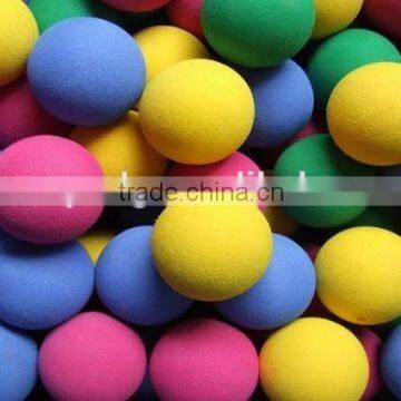 high quality and cheaper colorfully sponge foam ball