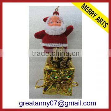 futian market yiwu china hot new christmas hanging santa claus gifts decoration