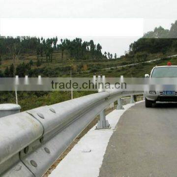 China New Style Hot Rolled Spraying Plastics Crash Barrier for Two Beam photo-2