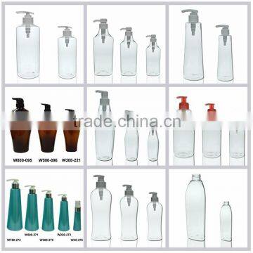Hotel multipurpose lotion bottle pump shampoo bottle with bottle cap