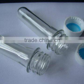 Hot Fill PET Preform with 28mm Neck for Plastic Water Bottle with Cap