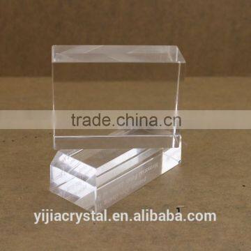 Yijia Crystal Glass Blank Noted Cube photo-5