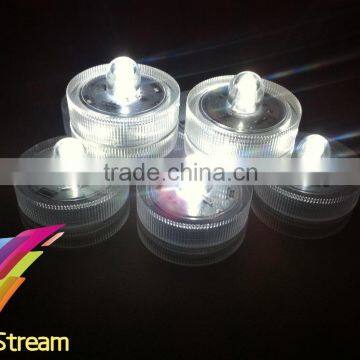 Mini Waterproof Tea Light Submersible Lamp For Table/Party/Swimming Pool Decoration