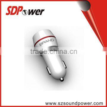 Double Speed Fast Charge Output DC 5V 2.4A Universal Portable Dual Port Micro USB Car Charger For OEM Factory Wholesale