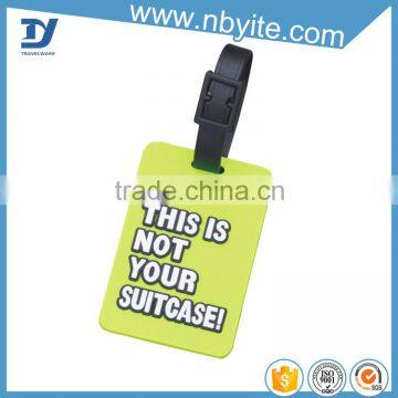 Elegant plastic hang bag string printing for bag accessory