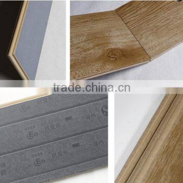 12mm grey ac4 click-lock system laminate wooden flooring