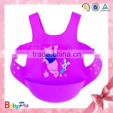 2014 New Design Food Grade Baby Bibs Silicone Baby Bibs