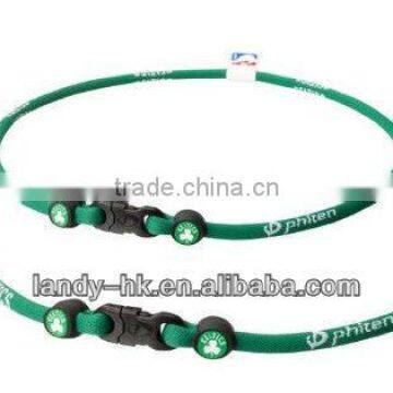 Power Energy Titanium Germanium 1 Rope Necklace & Bracelet Set photo-2