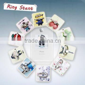 HOT Cartoon Repeatedly used Ring Holder For Smart Device Car Phone Holder