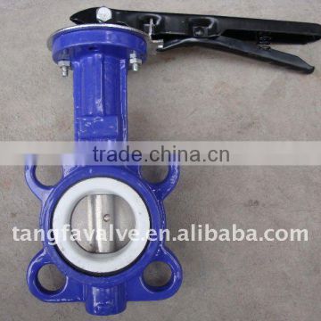 PTFE cast iron butterfly valves