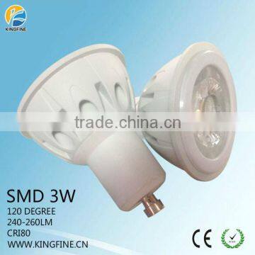 2014 New Design gu10 PC led spotlight / 3w 2835 smd led bulb / high quality led spotlight