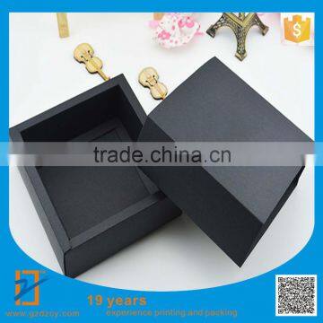 25pcs 15*15*5cm DIY Blank Black Cardboard Paper Packing Box Small Storage / Jewelry / Candy / Watch Box, Free Shipping