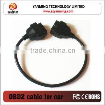 High Quality OBD OBD2 Male to Female 16pin connector Extension Cable