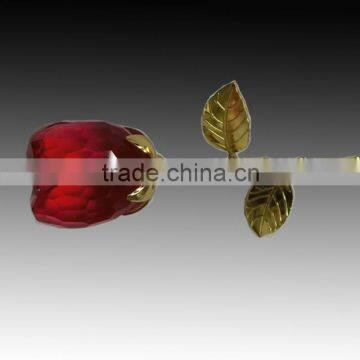 Factory Oem Wedding Valentine Wedding Gifts for Guests k9 Hanging Glass Crystal Rose
