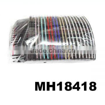 cheap shining crystal rhinestone plastic hair combs wholesale