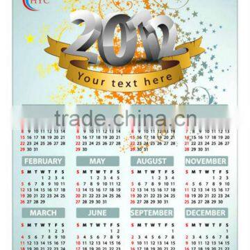 creative calendar with quotes chinese design calendar