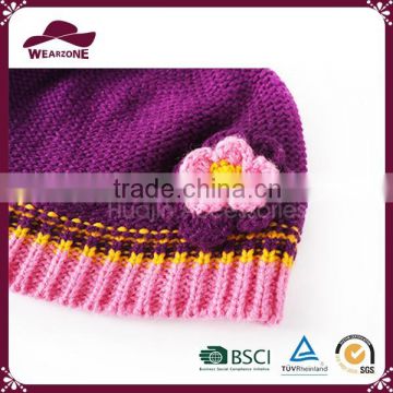 2015 Fashion Winter Knitted Hats Wholesale Hand Knitted Children Hat