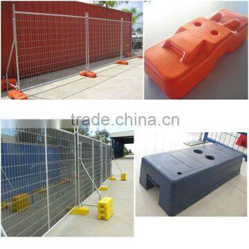 No color fading super quality Hot sale Blow moulded Temporary Fence Block, fence base, fence feet supplier