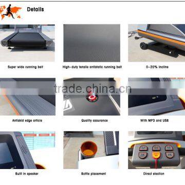 2015 New Exercise Body Fit Treadmill With 3HP DC Motor photo-4