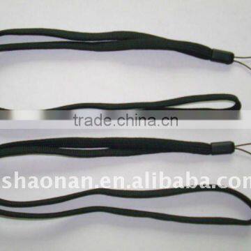 Black camera tubular neck lanyards