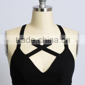 Womens Fashion China Underwear Cross Back And Front Bralette