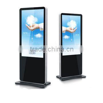 47" rounded vertical stand-alone LCD advertising player custom logo/shell/function