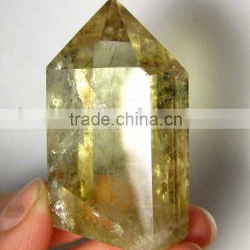 Natural Rock Citrine Crystal Quartz Point