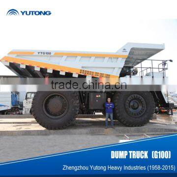 YTG100 white mining dump truck