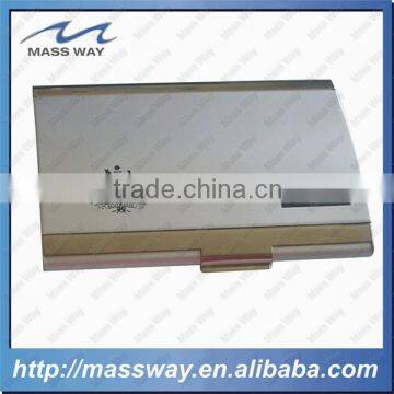 Promotional aluminum custom stainless steel busines card case