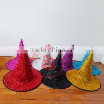 2015 factory wholesale witch hat colorful women's hat halloween witch hat