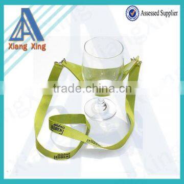 Elastic Promotional gifts Corlorful sublimation polyester customized cup holder lanyard