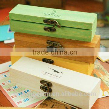 High grade fancy wooden stationery box wholesale