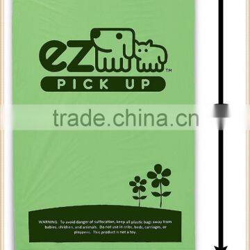 wholesale dpb-19 Pet Waste Disposal Dog Poop Bags, Pickup Bags Green