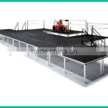 Aluminum moving stage for dj equipmen