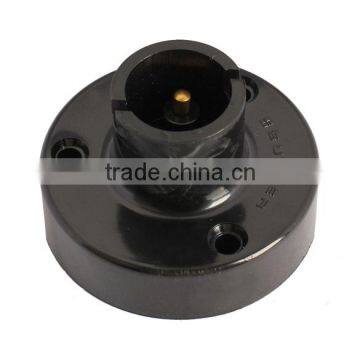 Plastic Black B22 Bulb Socket Lamp Base Holder Chandelier Lampholder Converter photo-3