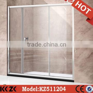 simple install stainless steel glass screen shower room enclosures