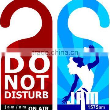 Do not disturb Door hanger with Self-adhesive