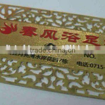 2015 Hot Selling High Quality Cheap Logo DIY Stainless Steal Businesss Card /Golden /silvery Color Vip Card for Membership photo-3