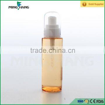 65ml empty lotion cosmetic oil glass bottle with pump sprayer