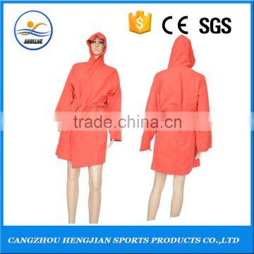 Factory direct red ladies/womens luxury microfiber robes,fashion spa bathrobe,funky bathrobes