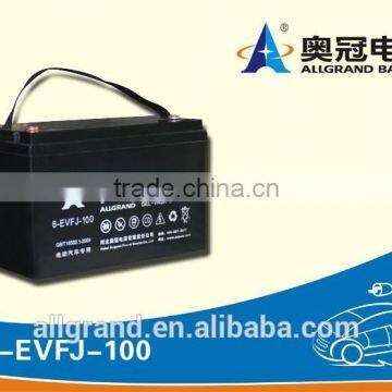 6-EVFJ-100 Escooter Battery- 12V100Ah Rechargeable Sealed Lead Acid Battery for E-car/motorcycle photo-5