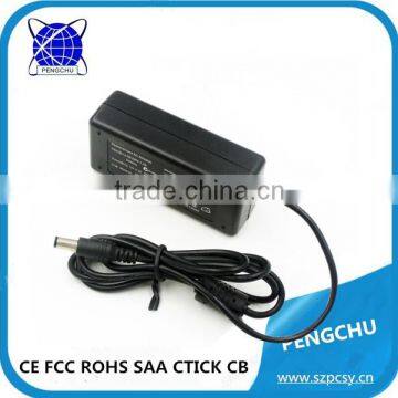 Shenzhen manufacturer 24w ac dc desktop power adapter 12v 2a for led lcd CE RoHS FCC