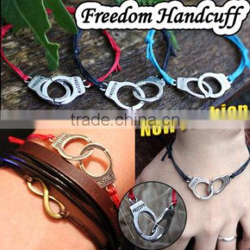 charms freedom handcuff Bracelet