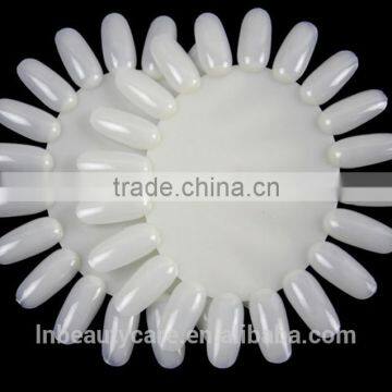 20 Colors Charts Nail Polish Gels Display Manicure Practice Round Wheel Polish Acrylic Display Decoration Nail Art Tip photo-3